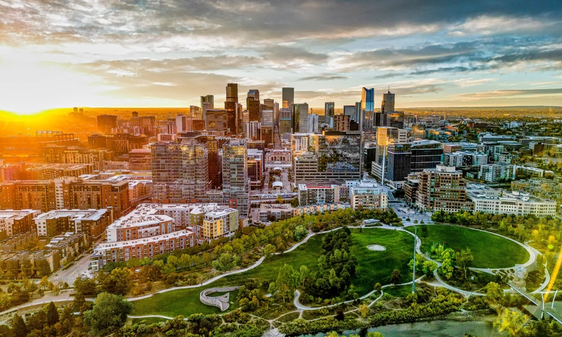 Denver Skyline. Credit: Captain Colorado Photography