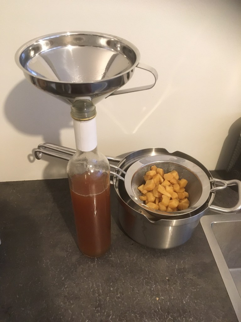 Ginger Syrup and in Pieces